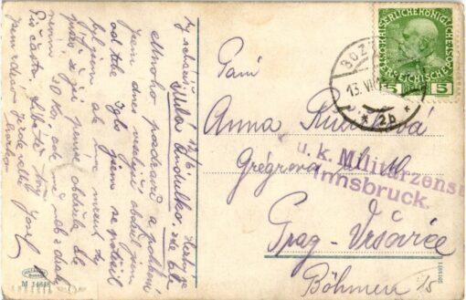 Predazzo, Val di Fiemme Zensur Tirol Austria; 1915; Amonn Bozen; Südtirol – Bild 2