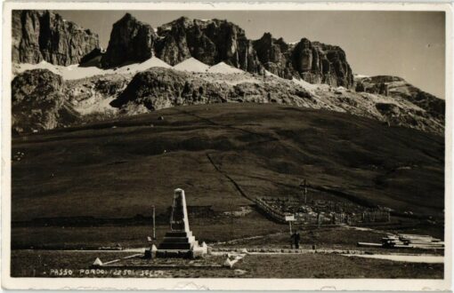 Pordoi Passo Pass Dolomiti, Albergo Maria; 1927; Zardini; Südtirol