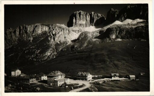 Gruppo delle Dolomiti, Passo Pordoi Gr. Sella; Baehrend; Südtirol
