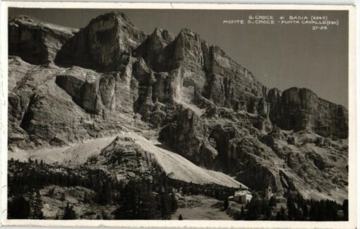 S.Croce di Badia Monte S.Croce Punta Cavallo Dolomiti; Ghedina Cortina; Südtirol
