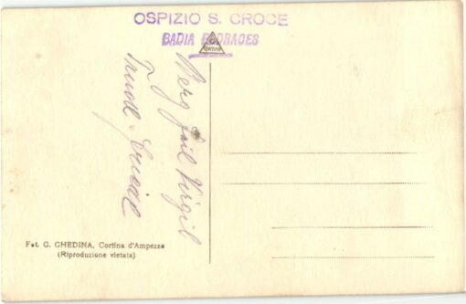 S.Croce di Badia Monte S.Croce Punta Cavallo Dolomiti; Ghedina Cortina; Südtirol – Bild 2