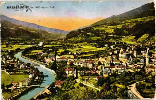 Bressanone verso Sud Brixen Südtirol; 1933; Sormani; Südtirol