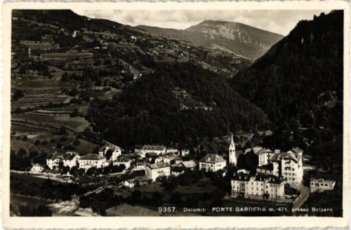 Ponte Gardena Bolzano, Waidbruck Bozen ; 1951; Südtirol