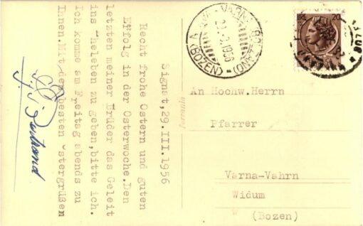 Signat am Ritten Bozen; 1956; Südtirol – Bild 2