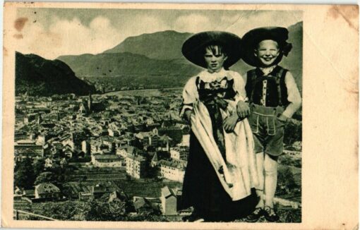 Bozen Panorama Tracht;  Südtirol