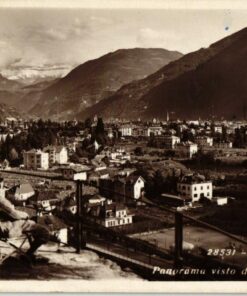 Bolzano Panorama dal Cuncine, Bozen von Guntschna; 1935; Südtirol