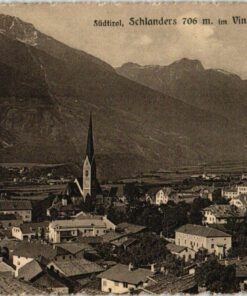 Südtirol Schlanders Vinschgau gegen Göflan; Lorenz Fränzl; Südtirol