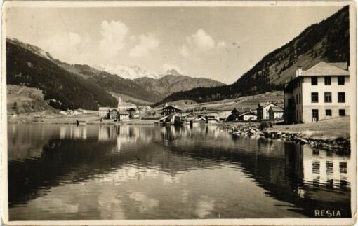 Lago Resia, Reschensee; Amonn Bozen; Südtirol
