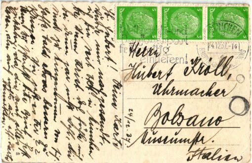 Weihnachten Skitouren gehen. München; 1937; Deutschland – Bild 2