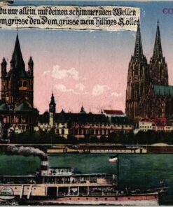 Coeln Panorama, Köln Deutschland; 1929; Deutschland