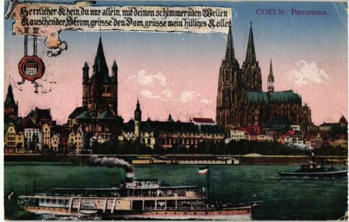Coeln Panorama, Köln Deutschland; 1929; Deutschland