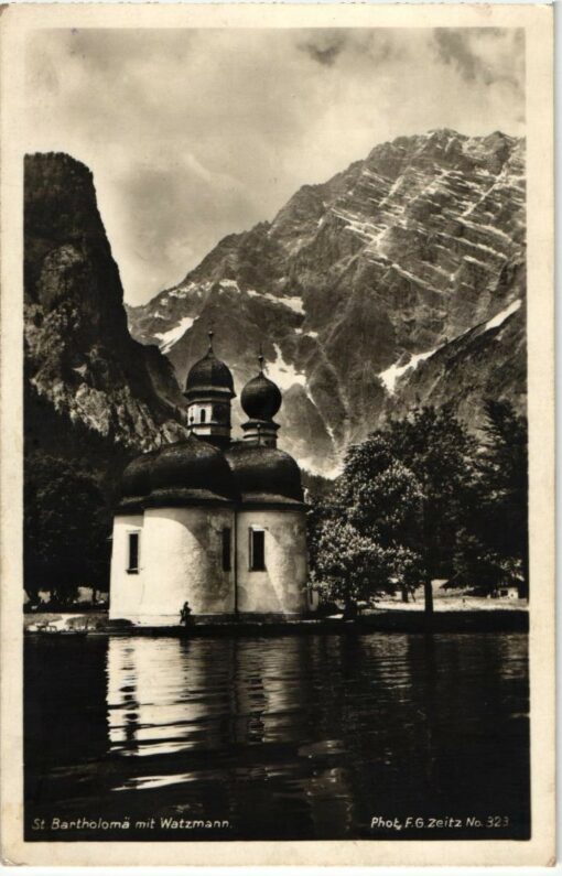 St. Bartholomä mit Watzmann Berchtesgadener Land; 1928; Deutschland