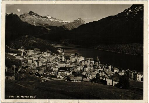 St. Moritz Dorf;  Schweiz