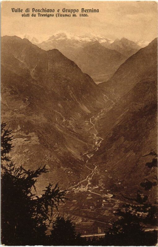 Valle di Poschiavo e Gruppo Bernina Tirano;  Schweiz