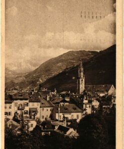 Bolzano verso il Catinaccio, Bozen Rosengarten Dom, Südtirol Alto Adige