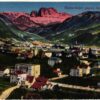Bozen Gries gegen den Rosengarten;  Südtirol