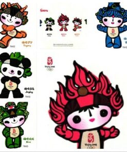 CHINA, Olympic Beijing 2008 Mascotte 6 Postcards Olympia mascots