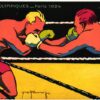 CPA Olympic Jeux olympiques Paris 1924 BOXE boxe par Roowy Pautauberge 