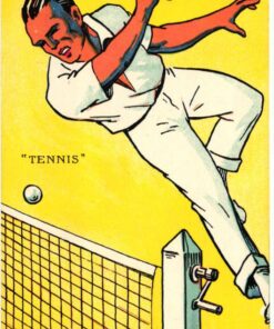 CPA Olympic Jeux olympiques Paris 1924 TENNIS par Roowy Pautauberge 