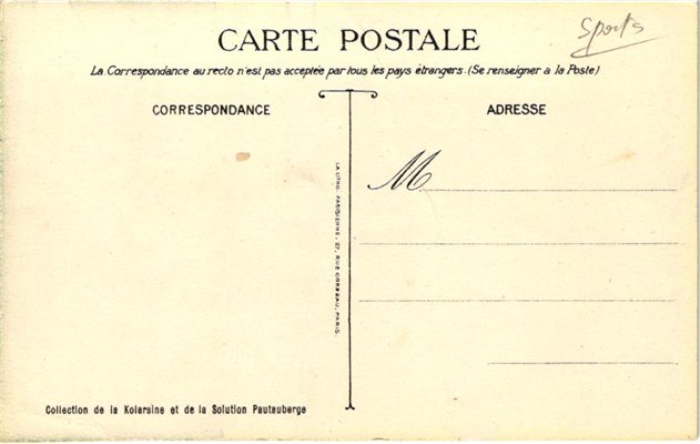 CPA Olympic Jeux olympiques Paris 1924 COURSE DE HAIES Hürdenlauf par Roowy Pautauberge  – Bild 2