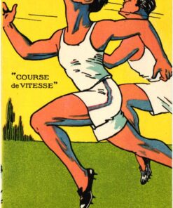 CPA Olympic Jeux olympiques Paris 1924 COURSE DE VITESSE Laufen par Roowy Pautauberge 