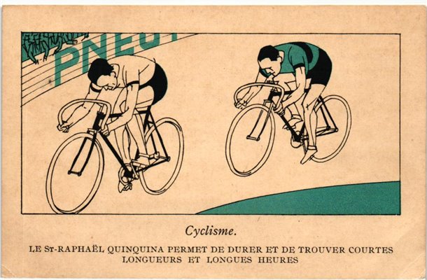 CPA Olympic Jeux olympiques Paris 1924 ST-RAPHAEL QUINQUINA - Cyclisme