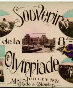 CPA Olympic Jeux olympiques Paris 1924 Souvenir ER Paris 784