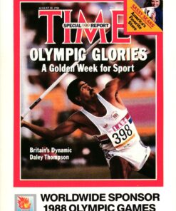 SET of 12 CPA Journal News Magazine TIME,Worldwide Sponsor 1988 Olympic Games