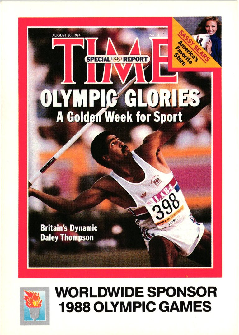 SET of 12 CPA Journal News Magazine TIME,Worldwide Sponsor 1988 Olympic Games