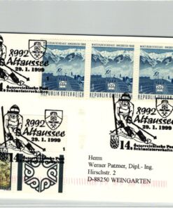 Austria, Altaussee 1999 Österreichsiche Post Schimeisterschaften Ski Alpin Slalom