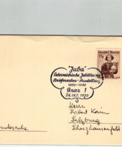 Austria, Graz 1950, Österreichische Jubiläumsausstellung JUBA 1850-1950