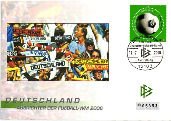 Germany, 100 Jahre DFB Deutscher Fußball Bund, Soccer Fußball WM 2006