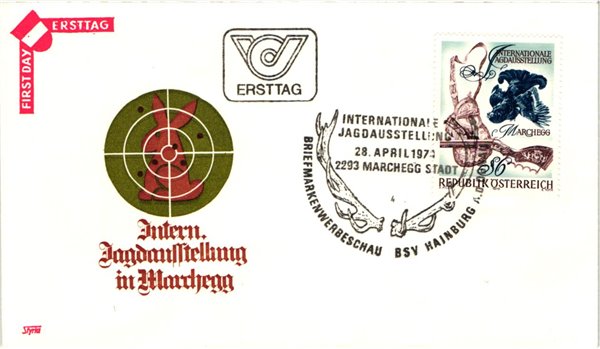 Shooting, Schiessen Österreich Internationale Jagdaustellung FDC BSV Hainburg Marchegg 1978, Weapons Waffen Tiro a segno