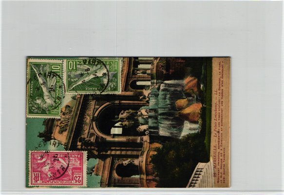 France, Paris 1924,CP to Italy Olympic Games, Olympia, JO