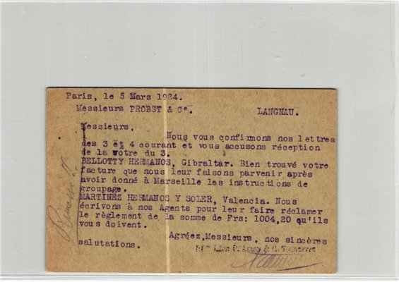 France, Paris 1924,Paris Depart 05.03.1924 CP to Swiss, Olympic Games, Olympia, JO – Bild 2