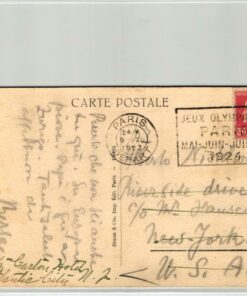 France, Paris 1924,Paris Depart 09.12.1923, Olympic Games, Olympia, JO