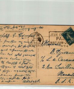 France, Paris 1924,Paris Depart 22.12.1923, Olympic Games, Olympia, JO