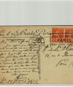 France, Paris 1924,Paris R.LA BOTIE 21.11.1923, Olympic Games, Olympia, JO