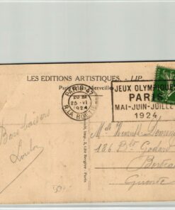 France, Paris 1924,Paris R.LA BOTIE 25.06.1924, Olympic Games, Olympia, JO