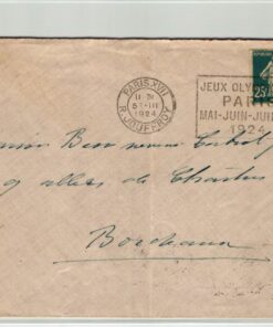 France, Paris 1924,Paris XVII R.JOUFFROY, Olympic Games, Olympia, JO