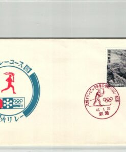 Japan, Sapporo 1972 Winter Games, Torch Relay Fackellauf, Olympic Games, Olympia, JO