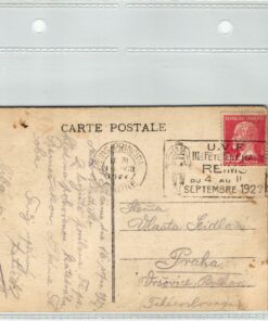 REIMS - Flamme Cyclisme Velo - "UVF IIIe Fête Fédérale Reims du 4 au 11 septembre 1927" - Type Flier