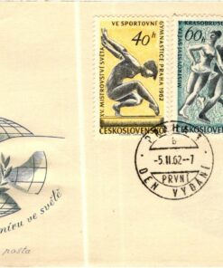 CSSR, Gymnastique Prag 1962 Praha, Gymnastik, Turnen, Figure Skating, Diskus