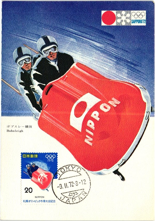 Nippon, Sapporo 1972 Bob Post Card