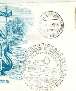Italia, 1956 Rimini-Ancona, 100 km Nuoto Pinnato, Fossen Schwimmen