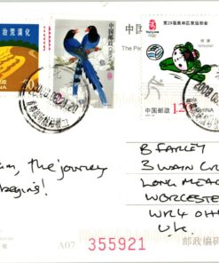 China, Beijing 2008 Postcard Volleyball,Olympique,Olympic Games Olympia JO