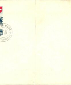 Schweiz Soldatenmarken, Cp.Fus.Mont. II/16 1939/40 Berge Schnee Soldat Kuvert