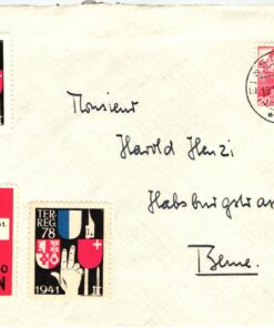 Schweiz Soldatenmarken, TER.RG.78 1940 1941 BEW.Det. Division 1939. Feldpost