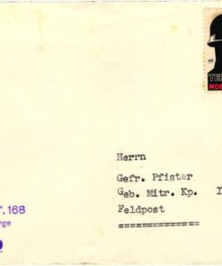 Schweiz Soldatenmarken, Ter.Bat.168 Mobilisation 1939 . Feldpost