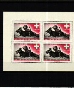 Schweiz Soldatenmarken, Service Chiens de guerre Cani di guerra, Kriegshundedienst 1940